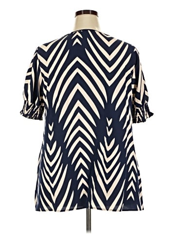 BLOOMCHIC Short Sleeve Blouse (view 2)