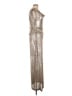 Connected Apparel Metallic Silver Cocktail Dress Size 10 - photo 4