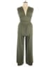 Cider Solid Green Jumpsuit Size XL - photo 1