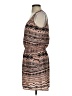 Guess 100% Polyester Graphic Brown Casual Dress Size S - photo 5