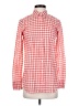 J.Crew Checkered-gingham Red Long Sleeve Button-Down Shirt Size 0 - photo 1