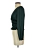Reset 100% Polyester Green Long Sleeve Blouse Size S - photo 5