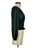Reset 100% Polyester Green Long Sleeve Blouse Size S - photo 4