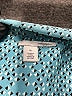 Halogen 100% Polyester Tweed Teal Long Sleeve Blouse Size XL - photo 7