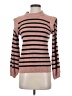 Prettygarden Stripes Pink Turtleneck Sweater Size S - photo 1