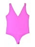Unbranded Solid Pink One Piece Swimsuit Size XL - photo 1