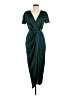 Shein 100% Polyester Green Cocktail Dress Size 6 - photo 1