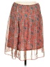 Max Studio 100% Polyester Paisley Red Casual Skirt Size M - photo 2