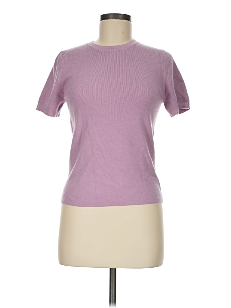 Pre-owned Zara Short Sleeve T-shirt In Purple
