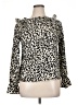 Shein Ivory Long Sleeve Blouse Size L - photo 1