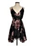 Windsor 100% Polyester Floral Black Cocktail Dress Size S - photo 1