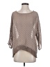 Bobeau 100% Polyester Silver 3/4 Sleeve Blouse Size S - photo 1