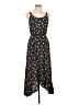 MOD Lusive 100% Rayon Floral Black Casual Dress Size L - photo 1