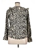 Shein Ivory Long Sleeve Blouse Size L - photo 2