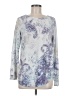 Chico's Paisley Blue Pullover Sweater Size Med (1) - photo 1