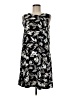 Apt. 9 Print Black Casual Dress Size M - photo 1