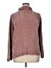 Unbranded 100% Polyester Tweed Burgundy Turtleneck Sweater Size XL - photo 1
