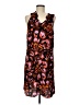 CAbi 100% Polyester Print Black Casual Dress Size M - photo 1