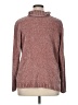 Unbranded 100% Polyester Tweed Burgundy Turtleneck Sweater Size XL - photo 2