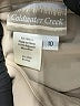 Coldwater Creek 100% Polyester Tan Trenchcoat Size 10 - photo 7