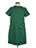 Tuckernuck 100% Polyester Tweed Green Casual Dress Size M - photo 1