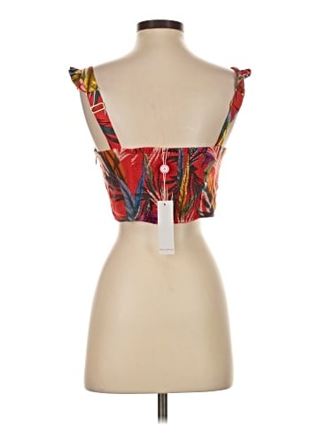 Red Carter Short Sleeve Blouse (view 2)