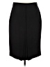 Apostrophe Solid Black Formal Skirt Size 8 - photo 2