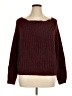rue21 100% Acrylic Solid Burgundy Pullover Sweater Size XL - photo 1