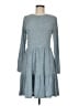 Shein Tweed Gray Blue Casual Dress Size M (estimated) - photo 1