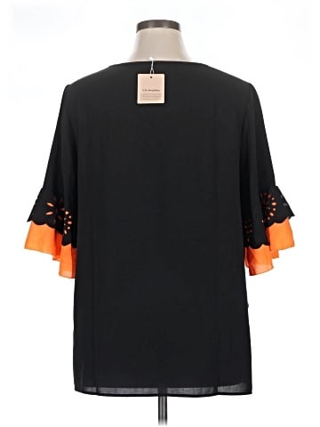 BLOOMCHIC Short Sleeve Blouse (view 2)