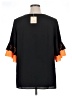 BLOOMCHIC 100% Polyester Orange Short Sleeve Blouse Size 14 - 16 - photo 2
