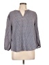 Fun2Fun Gray 3/4 Sleeve Blouse Size L - photo 1