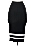 Zara Stripes Black Casual Skirt Size S - photo 2