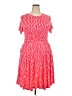 Torrid Stripes Red Casual Dress Size 2X Plus (2) - photo 1