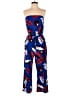 Express Graphic Blue Jumpsuit Size XXS - photo 1