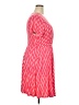 Torrid Stripes Red Casual Dress Size 2X Plus (2) - photo 4