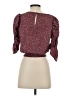 Unbranded 100% Polyester Burgundy 3/4 Sleeve Blouse Size S - photo 2