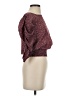 Unbranded 100% Polyester Burgundy 3/4 Sleeve Blouse Size S - photo 4