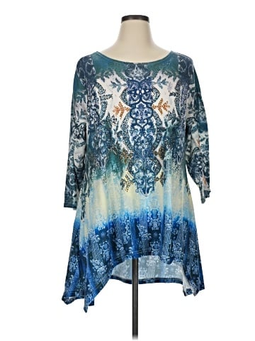 Attitudes by Renee 3/4 Sleeve T-Shirt (view 1)