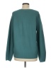 Uniqlo Solid Teal Wool Pullover Sweater Size M - photo 2