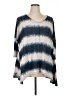 Umgee Tie-dye Blue 3/4 Sleeve Top Size XL - photo 1