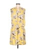dalia 100% Polyester Print Yellow Casual Dress Size 6 - photo 1