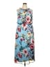 Robbie Bee 100% Polyester Floral Blue Casual Dress Size 18 - photo 1