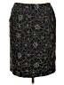 Apostrophe 100% Polyester Graphic Black Formal Skirt Size 12 Petite - photo 1