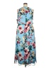 Robbie Bee 100% Polyester Floral Blue Casual Dress Size 18 - photo 2