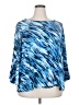 Kasper Blue 3/4 Sleeve Blouse Size 18 (estimated) - photo 1