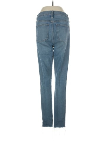 Madewell 10" High-Rise Skinny Jeans in Ainsworth Wash: Raw-Hem Edition (view 2)