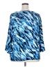 Kasper Blue 3/4 Sleeve Blouse Size 18 (estimated) - photo 2