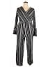 Thalia Sodi Stripes Silver Jumpsuit Size XXL - photo 1
