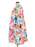 Michelle McDowell 100% Polyester Print Pink Casual Dress Size XXL - photo 5